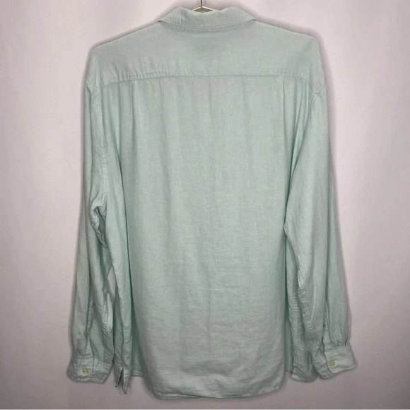 The Territory Ahead Linen Blend Button Down Shirt XL - Picture 5 of 5